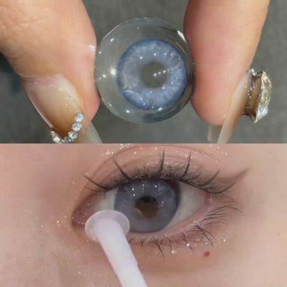 Gema azul 14,0 mm 1 par | 1 año