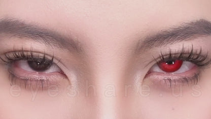 Cosplay Nebula Red 14.0mm 1 Pair | 1 Year
