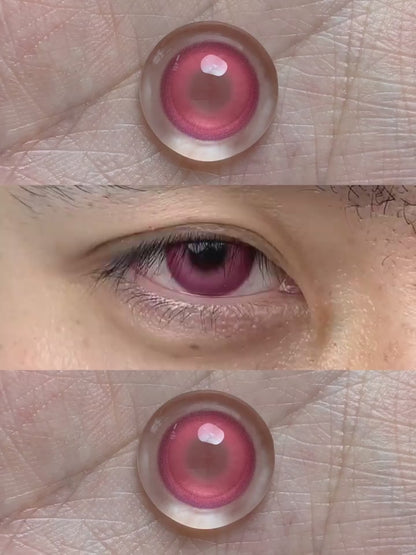 Lentes NEBULA-RED Anime Halloween Cosplay 14.0mm