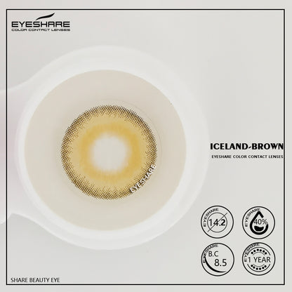Marrón Islandia 14,2 mm 1 par | 1 año