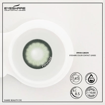 Cisne verde 14,5 mm 1 par | 1 año