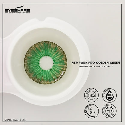 NewYork Golden Green 14,2 mm 1 par | 1 año