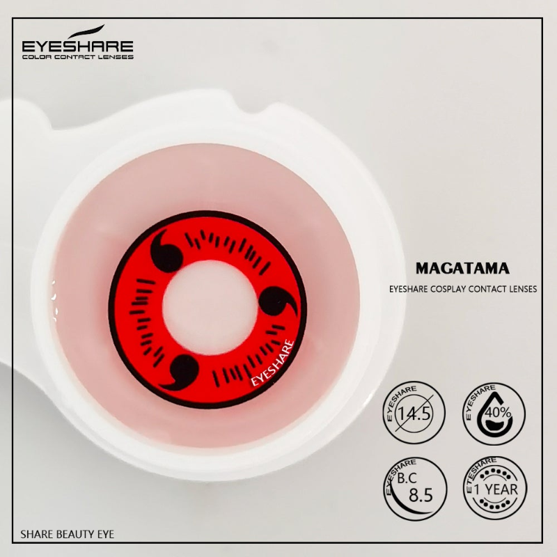 Cosplay Magatama 14,5 mm 1 par | 1 año